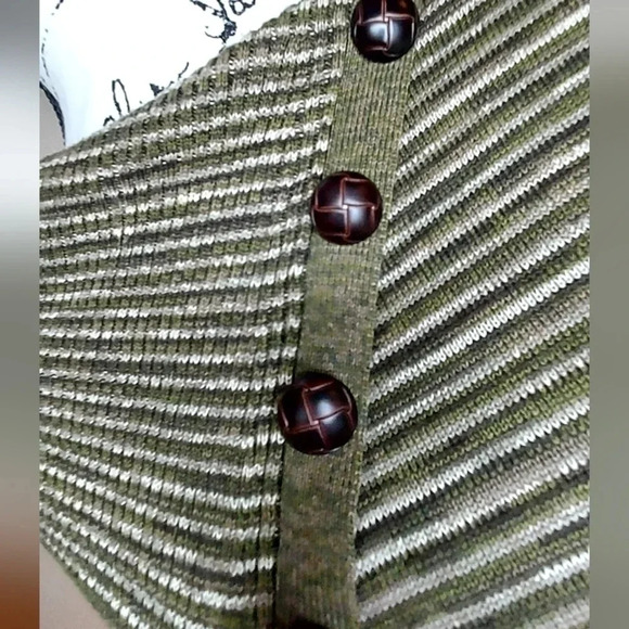 EightEightEight Women's L Split Turtle Neck Pullover Sweater Cotton Long Sleeve - Picture 5 of 9